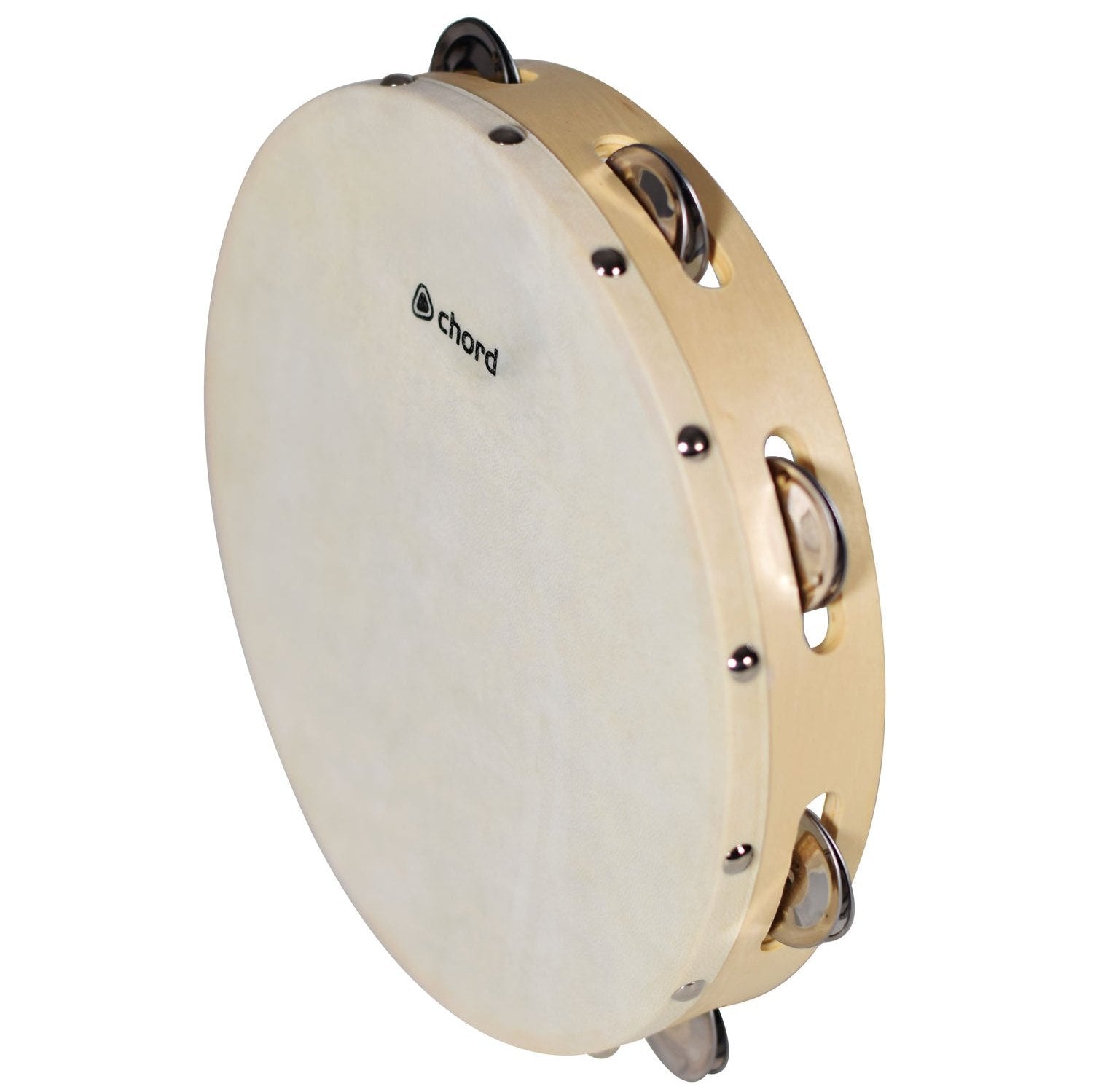 Chord Traditional Headed Tambourine 25 cm (10") HAND PERCUSSION Musical Instrument