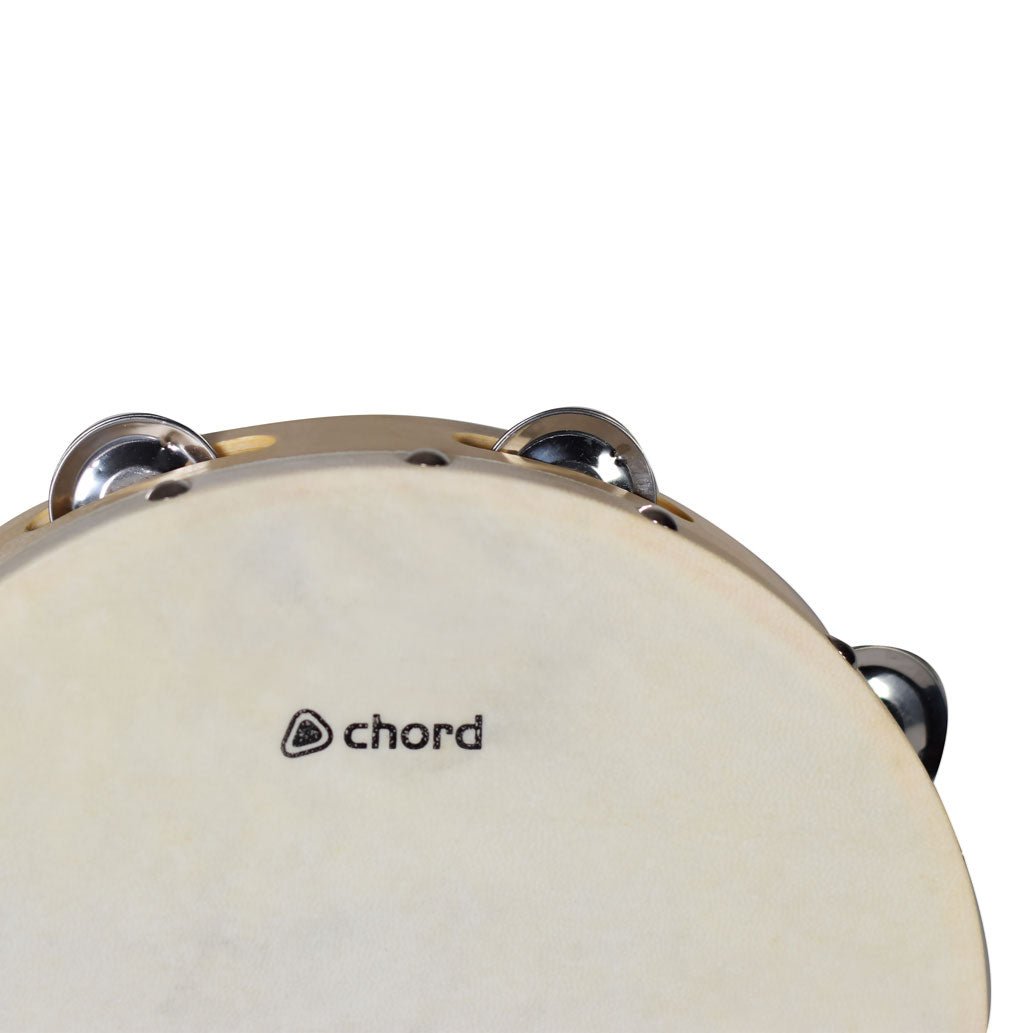 Chord Traditional Headed Tambourine 25 cm (10") HAND PERCUSSION Musical Instrument