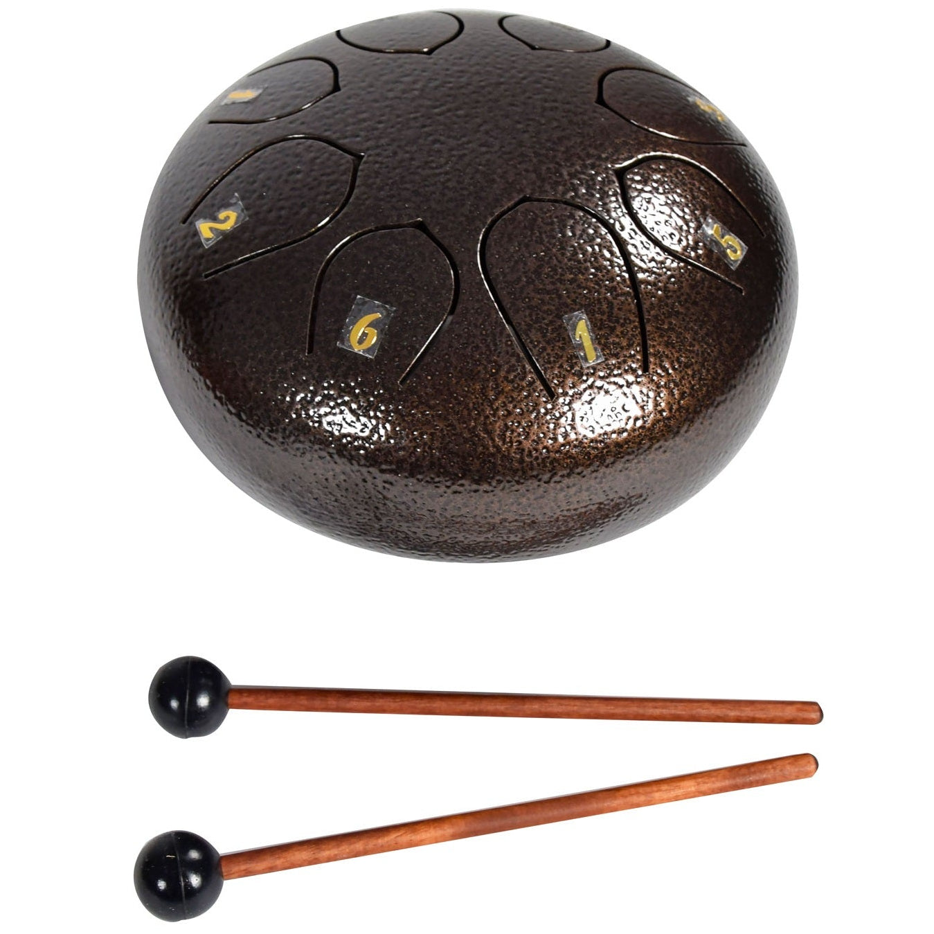 Chord Bronze Steel Tongue Drum 6 inch 8-note TD6-BZ