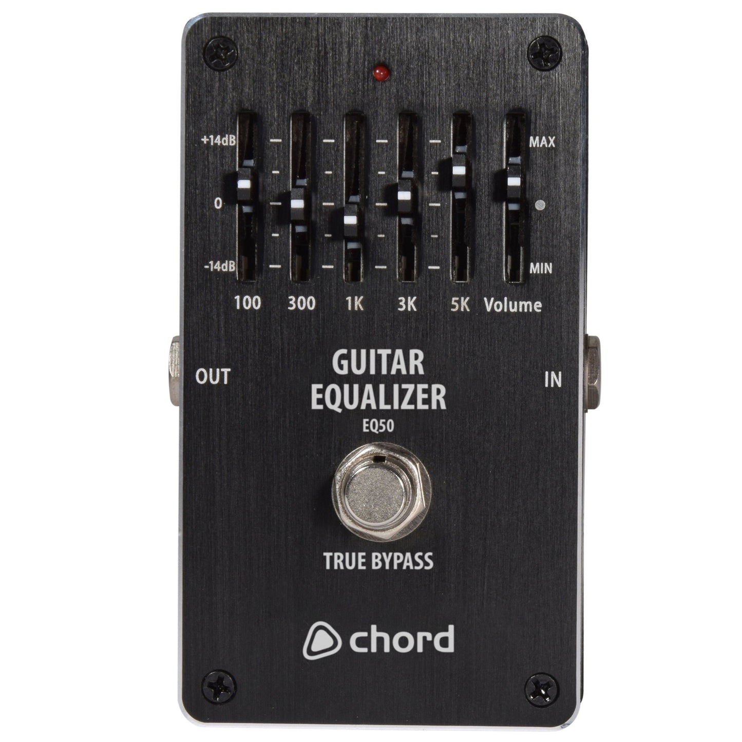 Chord Guitar GEQ 5-Band Graphic Equalizer Effect Pedal EQ-50
