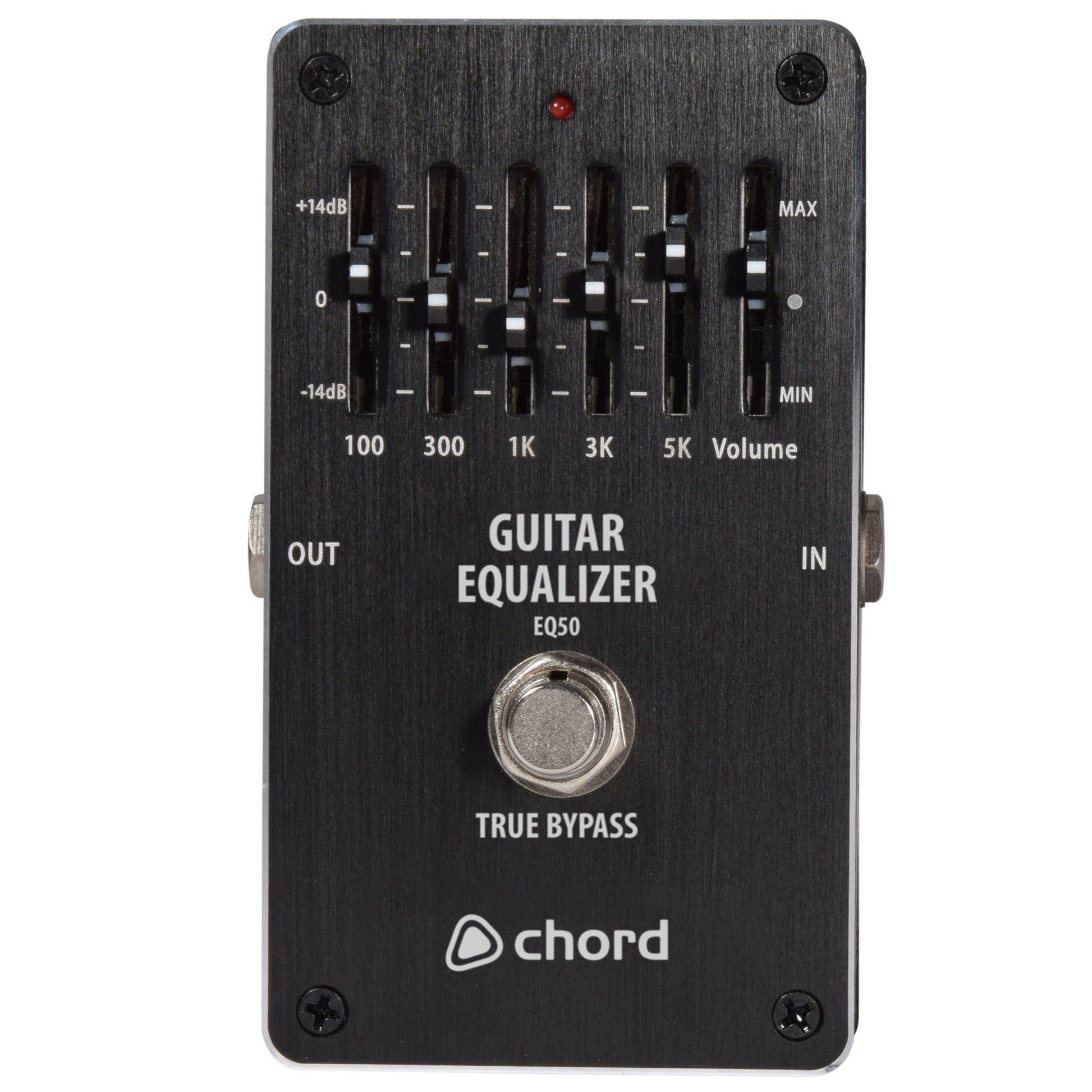 Chord Guitar GEQ 5-Band Graphic Equalizer Effect Pedal EQ-50