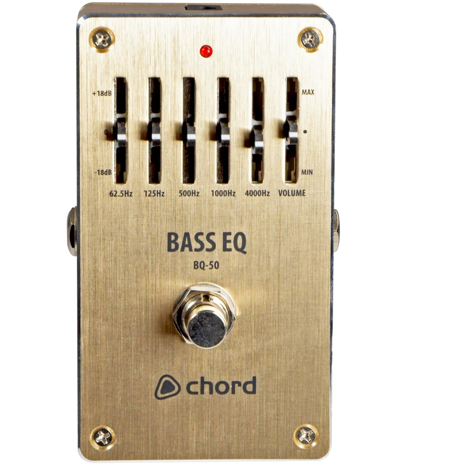 Chord Bass Guitar GEQ Pedal 5-Band Graphic Equalizer BQ-50