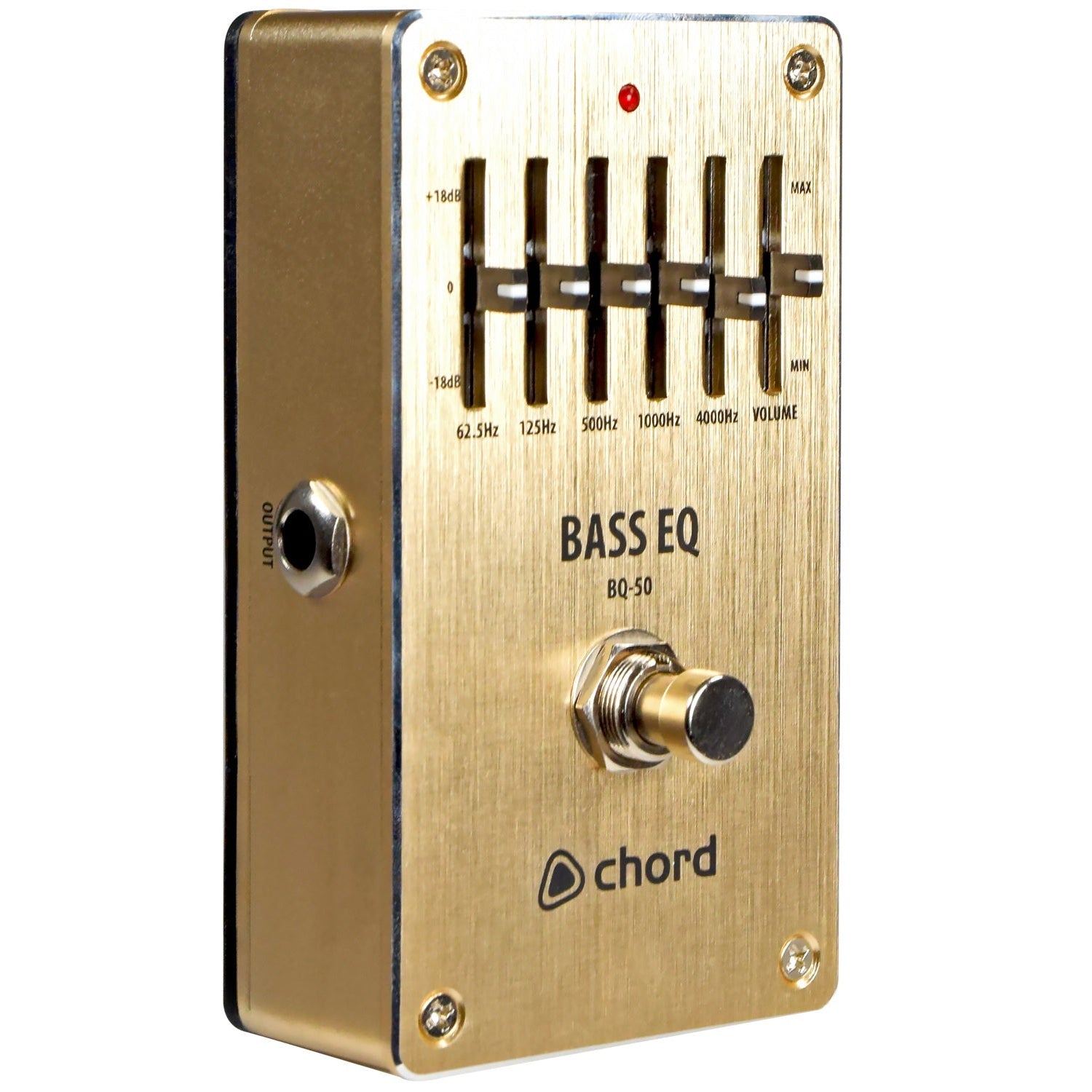Chord Bass Guitar GEQ Pedal 5-Band Graphic Equalizer BQ-50