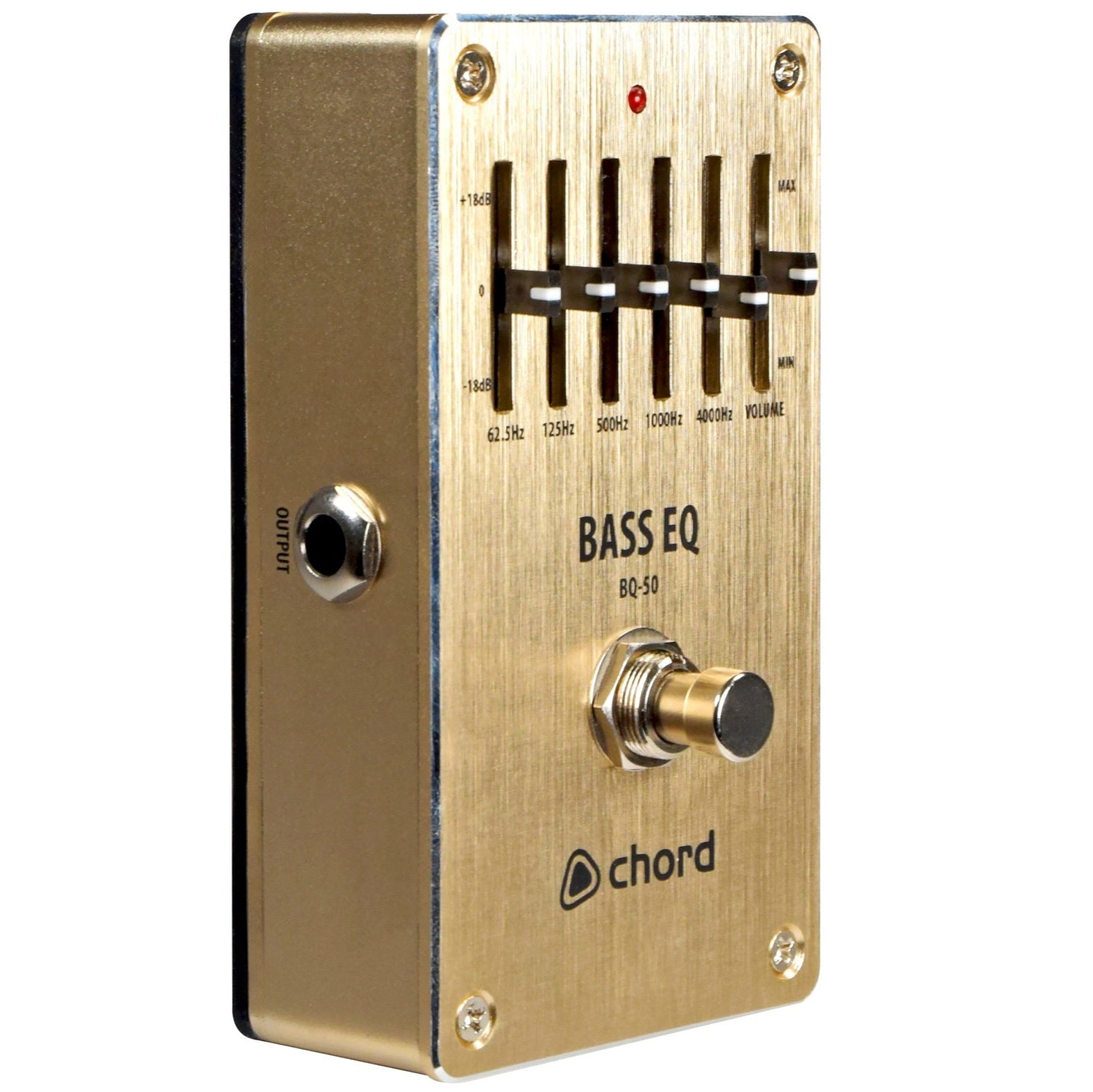 Chord Bass Guitar GEQ Pedal 5-Band Graphic Equalizer BQ-50