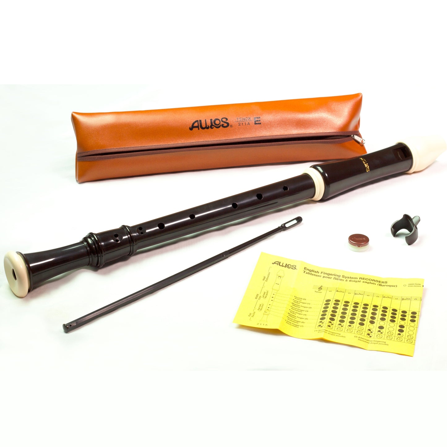 Aulos Tenor Recorder 211A Robin