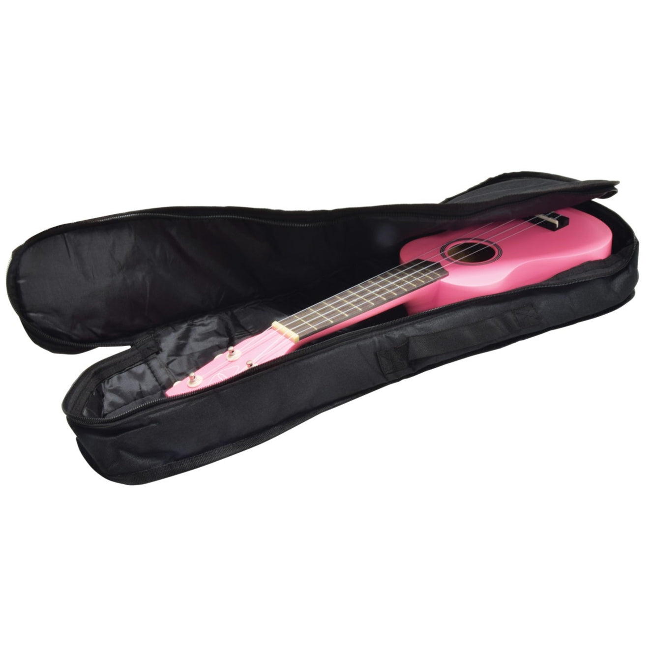 Chord Concert Ukulele 5 mm Padded Gig Bag Black