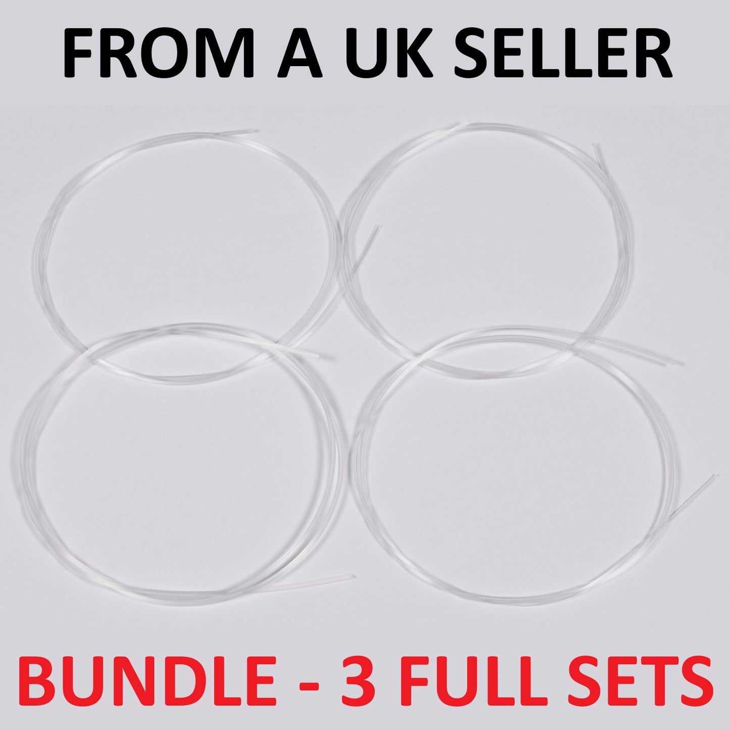 Chord Ukulele Strings Bundle - 3 Full Sets