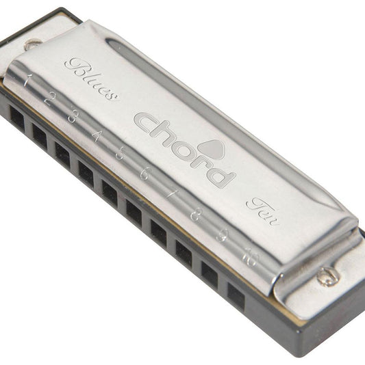 Chord Blues Ten Diatonic Harmonica Mouth Organ - Key C