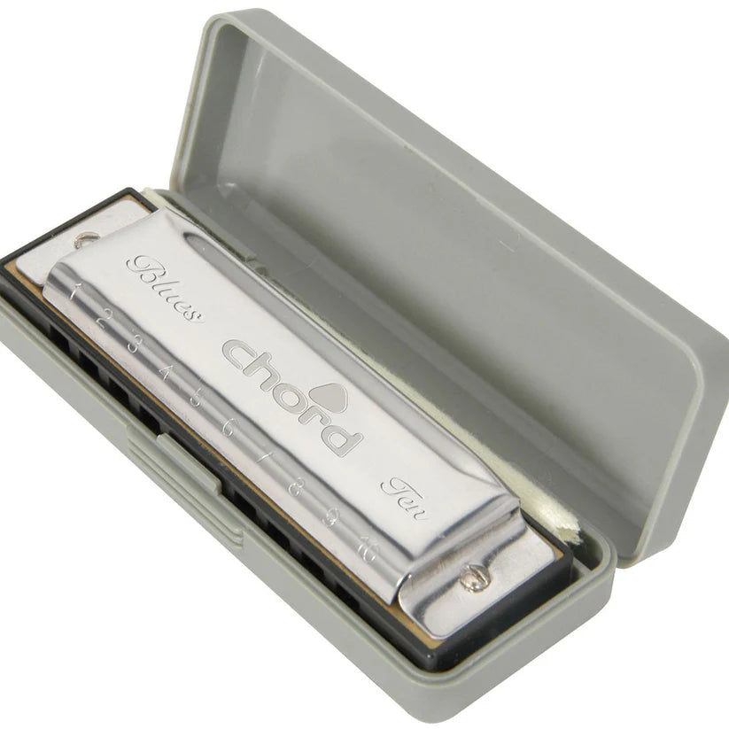 Chord Blues Ten Diatonic Harmonica Mouth Organ Key - G