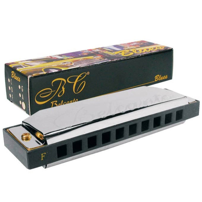 Belcanto Blues Harmonica Mouth Organ Harp F - HRM-20-F