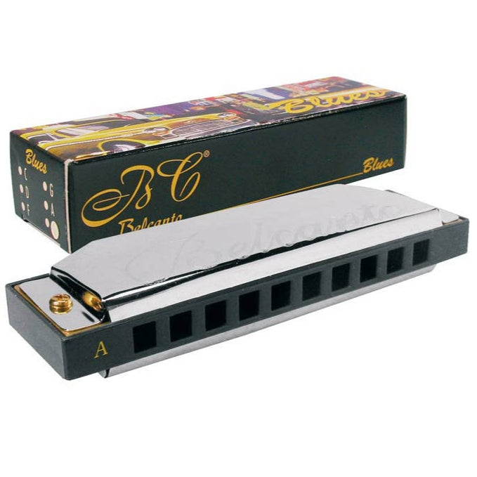 Belcanto Blues Harmonica Mouth Organ Harp Key A - HRM-20-A