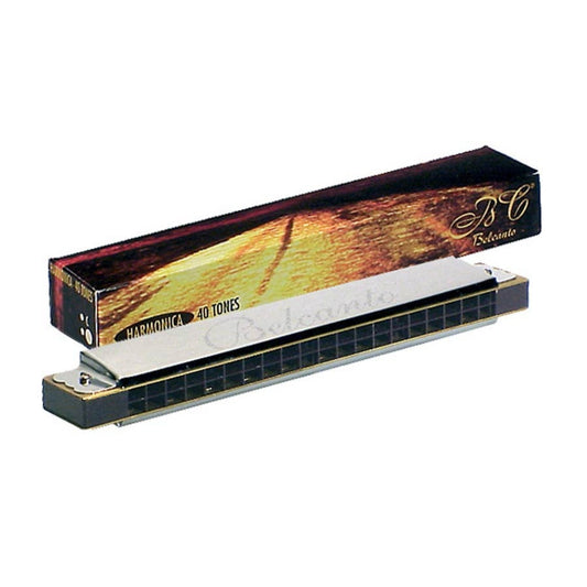 Tremolo Harmonica Key C 40 Reeds Belcanto HRM-40-C