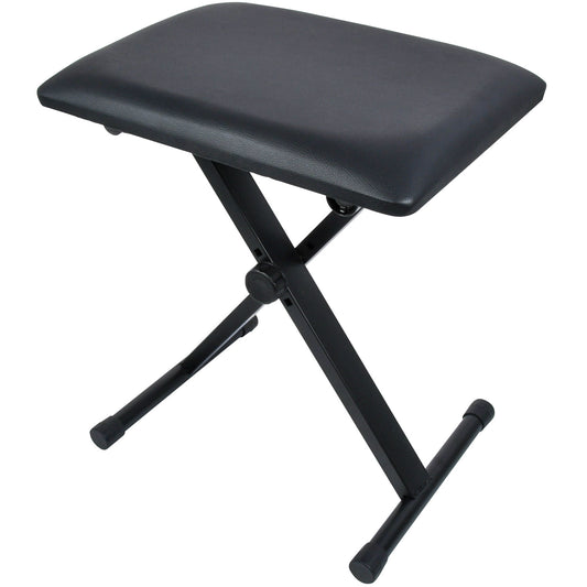 Fold Away Piano Keyboard Bench Stool With Padded Seat