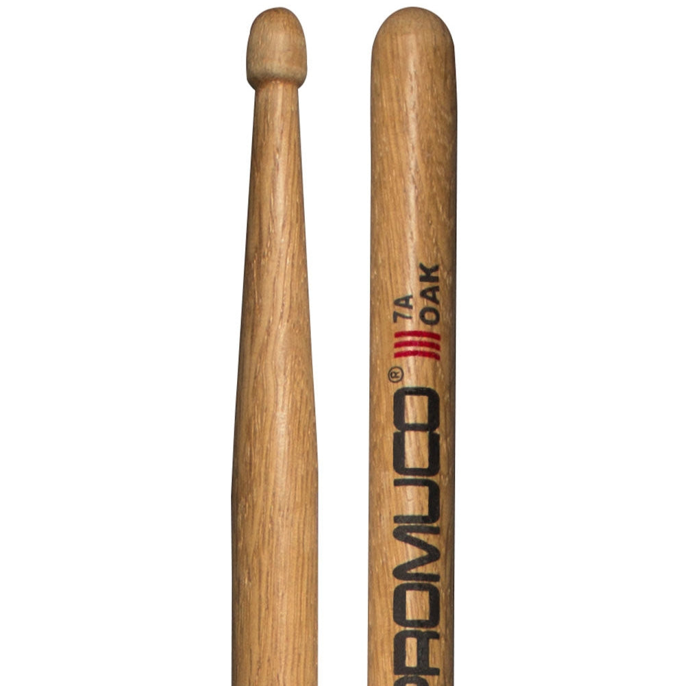 Promuco Oak Drumsticks Bundle 3 Pairs 7A Wood Tip