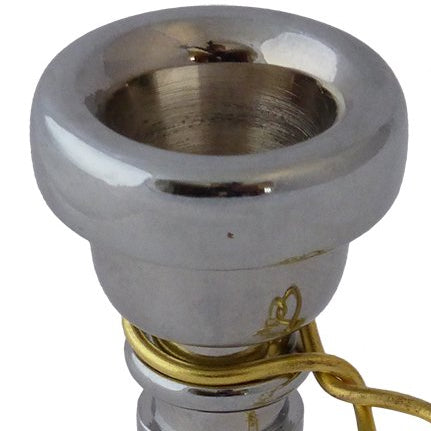 Bugle Mouthpiece Plated Brass With Chain