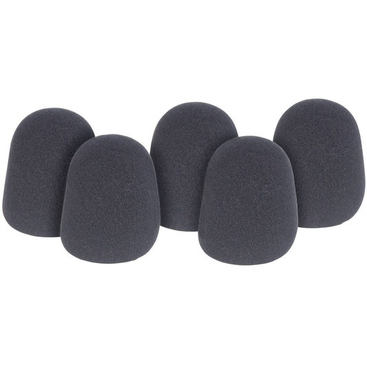 Microphone Windshield Filter Set of 5 Black