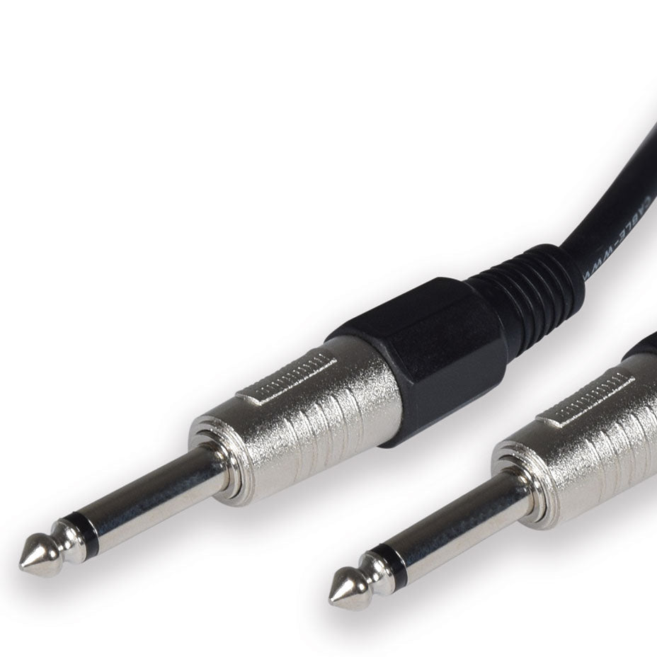 Guitar Lead 6 m-6.3mm Mono Jack Plug to Mono Jack Plug Cable