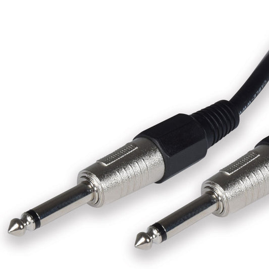 Guitar Lead 6 m-6.3mm Mono Jack Plug to Mono Jack Plug Cable