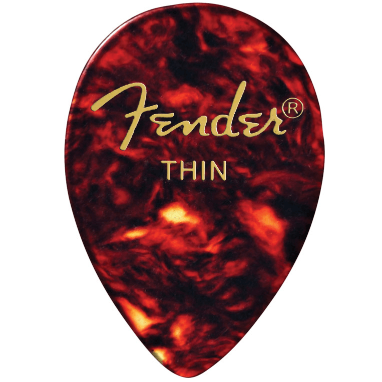 Fender Classic Celluloid Guitar Picks 358 Shape 12 Pack