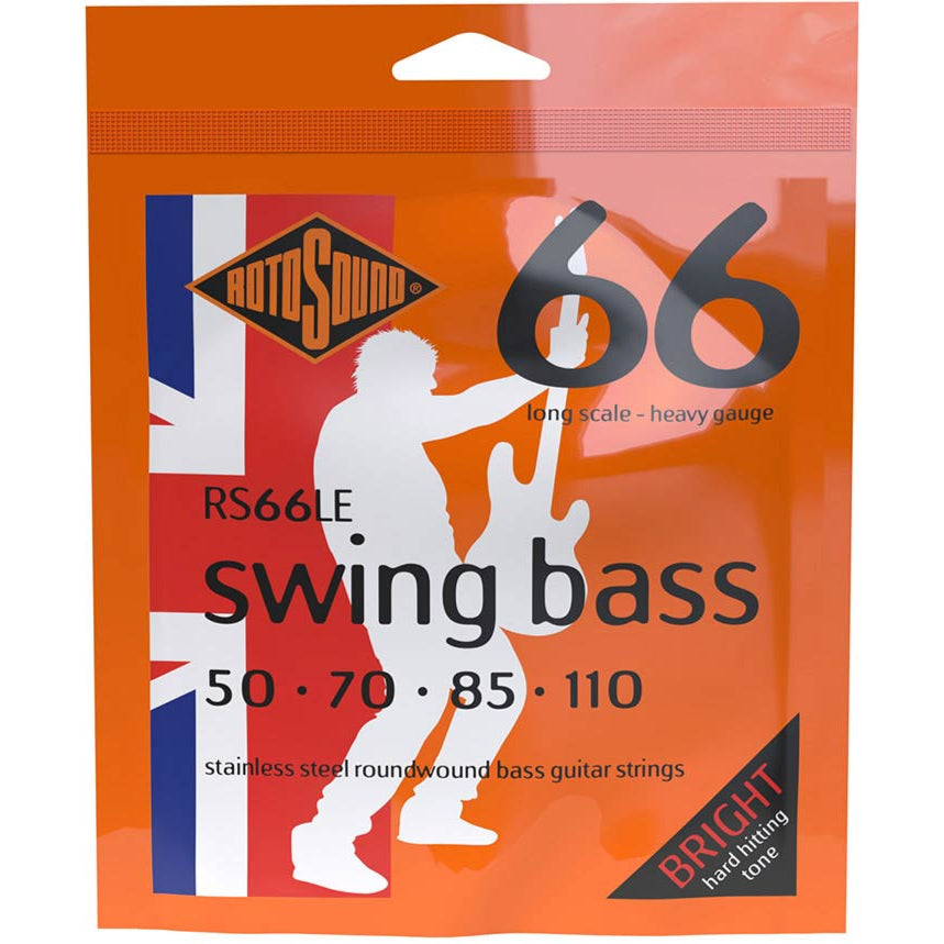 Rotosound Electric Swing Bass Guitar Strings Stainless Steel 50-110 Heavy