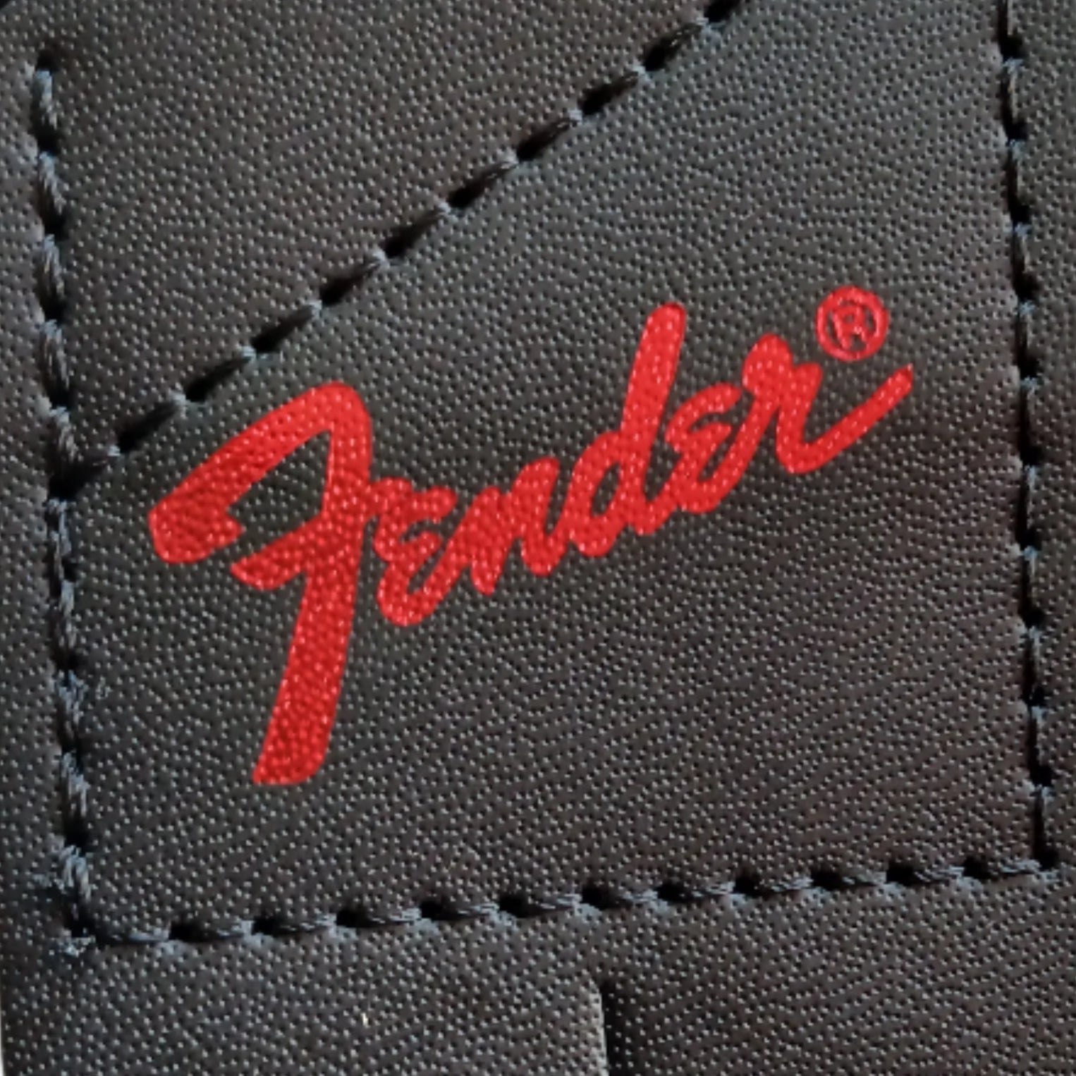 Fender Guitar Strap 2" With Pick Holder RED Logo Adjustable Length