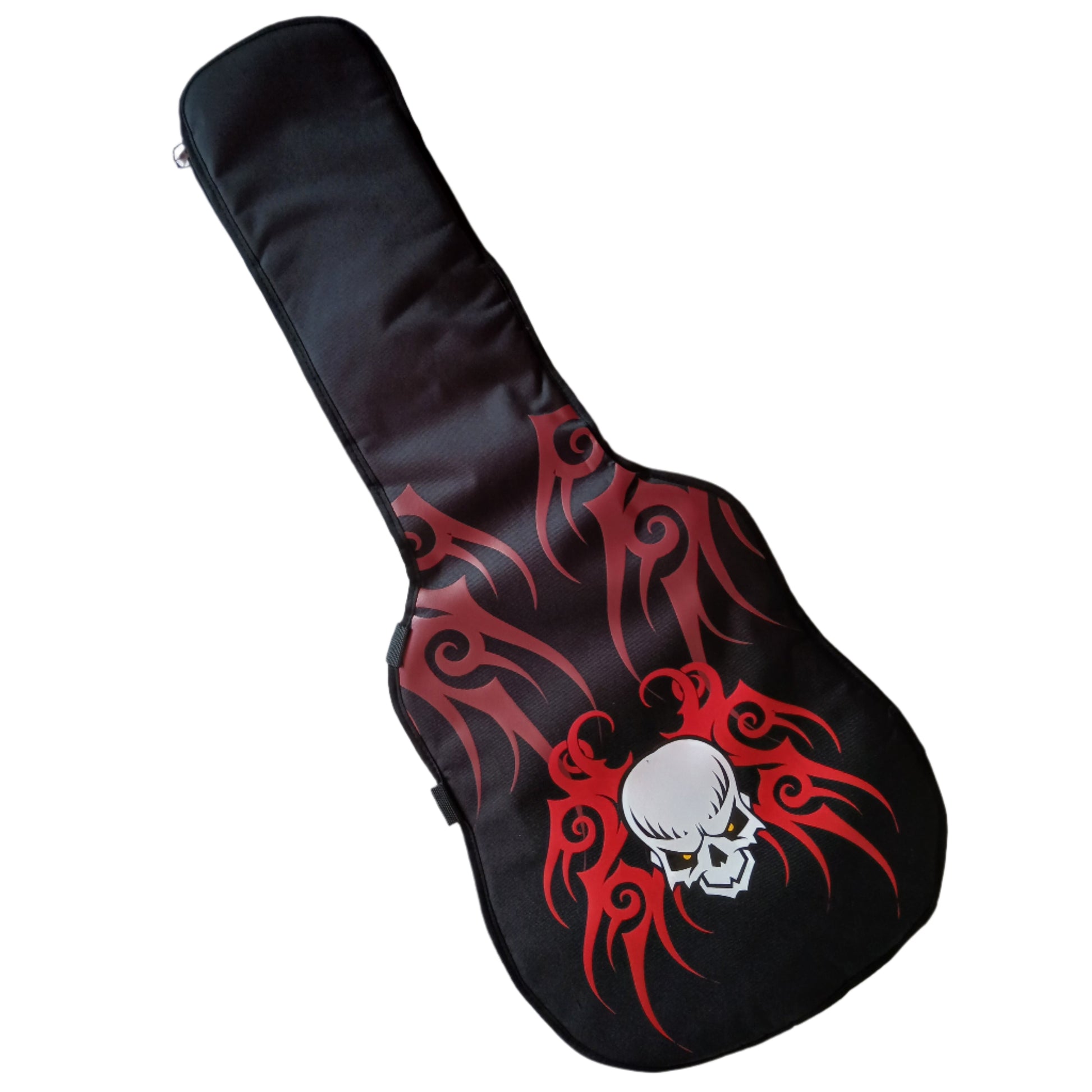 Electric Guitar Gig Bag Skull Spider Motif