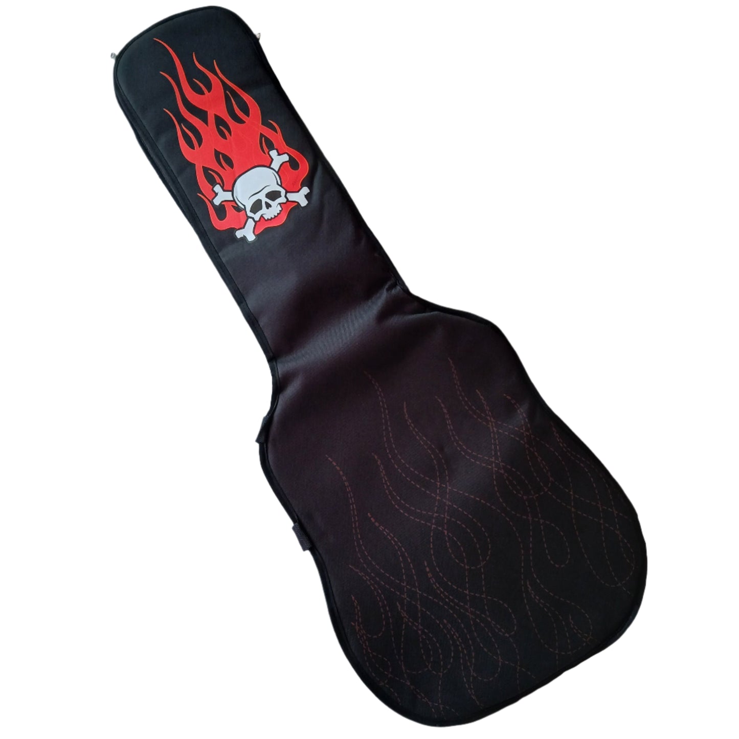 Electric Guitar Gig Bag Skull & Crossbones Mini Skull Meteorite Motif
