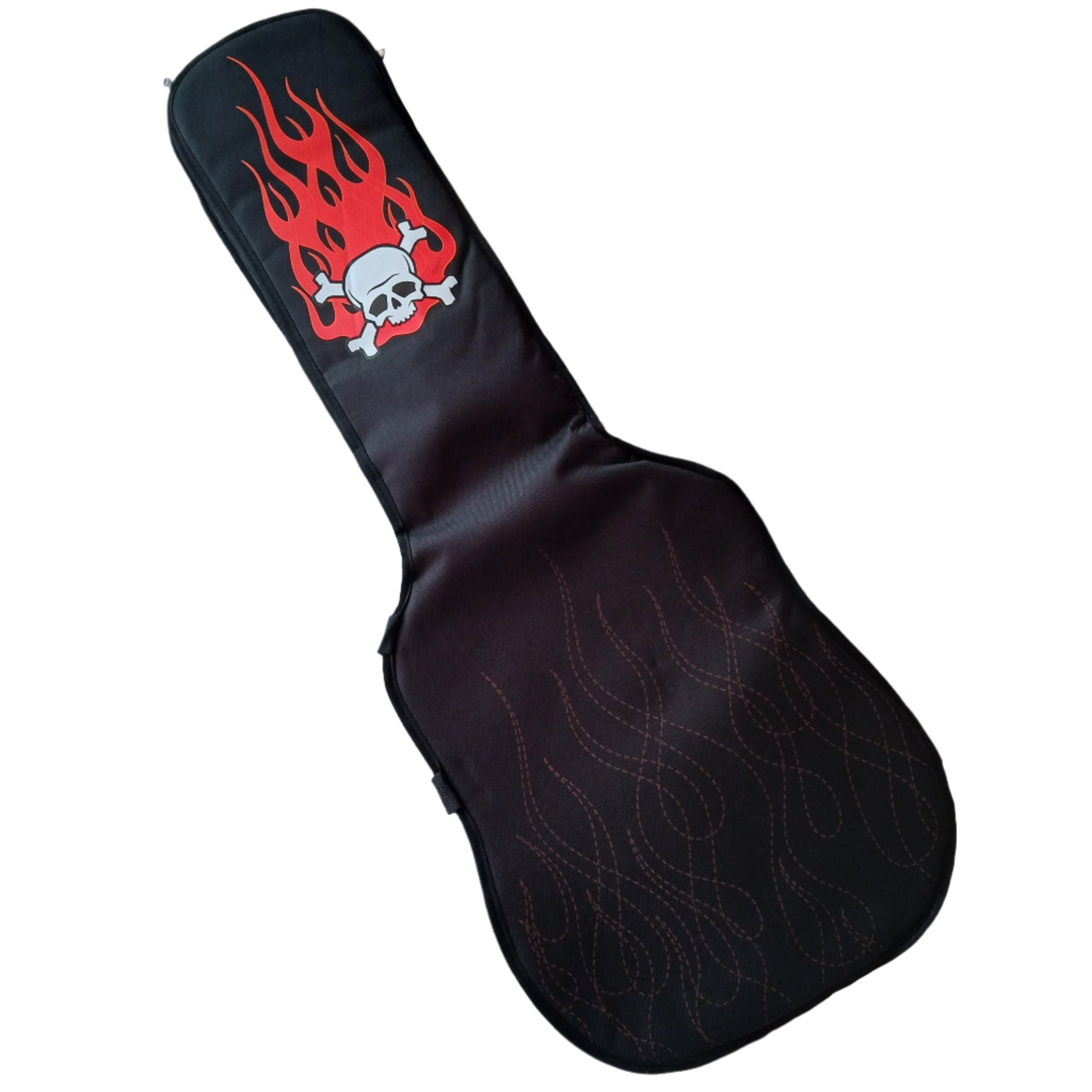 Electric Guitar Gig Bag Skull & Crossbones Mini Skull Meteorite Motif