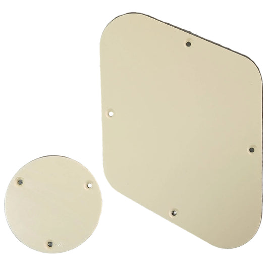 Rear Access Plates For LP Type Electric Guitar - Cream