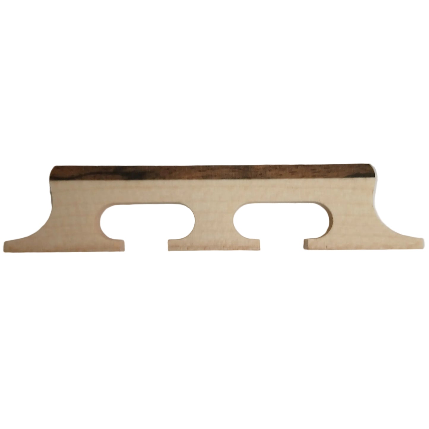 Banjo Bridge 5/8" 3 Leg Maple With Ebony Insert For 5 String