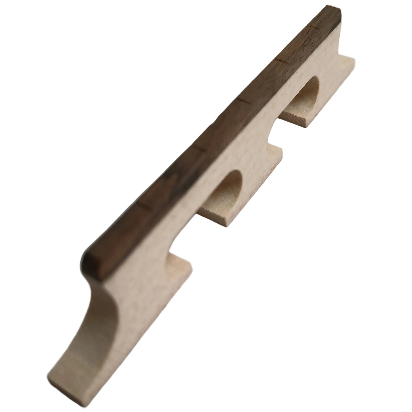 Banjo Bridge 5/8" 3 Leg Maple With Ebony Insert For 5 String