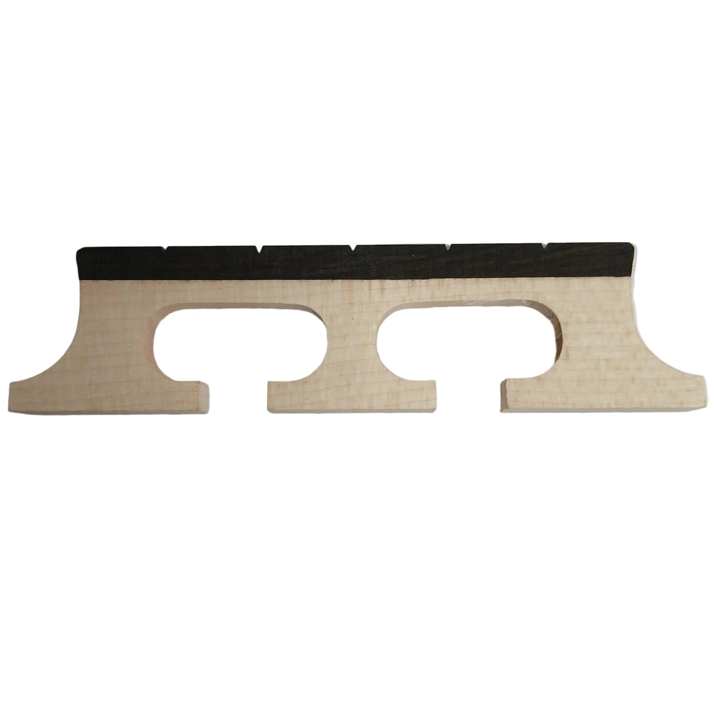 Banjo Bridge For 5 String 3/4" 3 Leg Maple With Ebony Insert