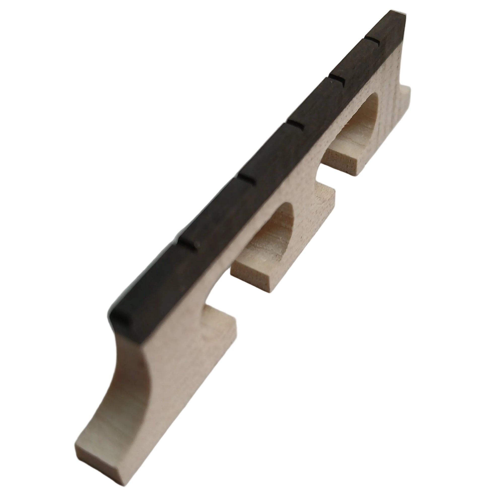 Banjo Bridge For 5 String 3/4" 3 Leg Maple With Ebony Insert