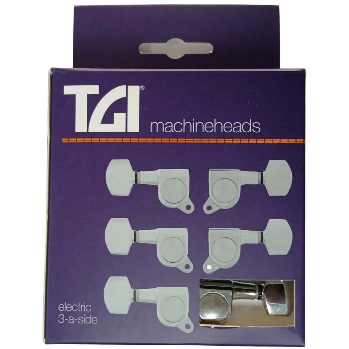 Guitar Machine Tuning Heads Electric 3 A Side Chrome M6 Style
