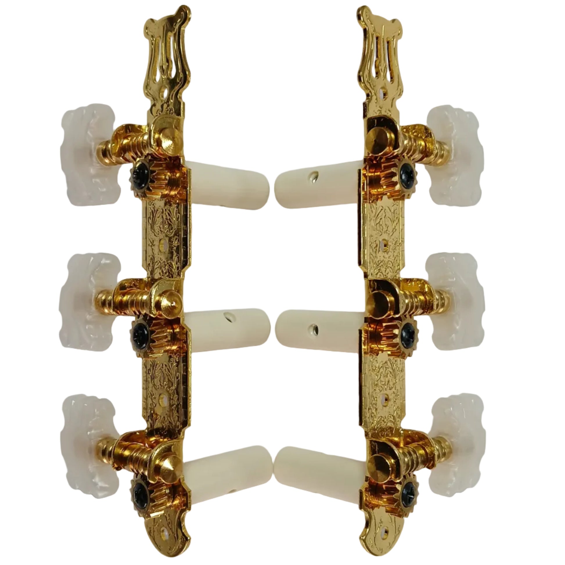 Classical Guitar Machine Tuning Head Set 3 Per Side Gold Lyra