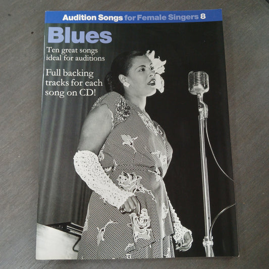 Audition Songs for Female Singers 8 Blues Book and CD - 0711984158