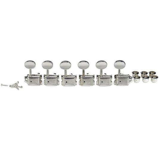 Guitar Machine Tuning Head Set Vintage Style 6-In-A-Line