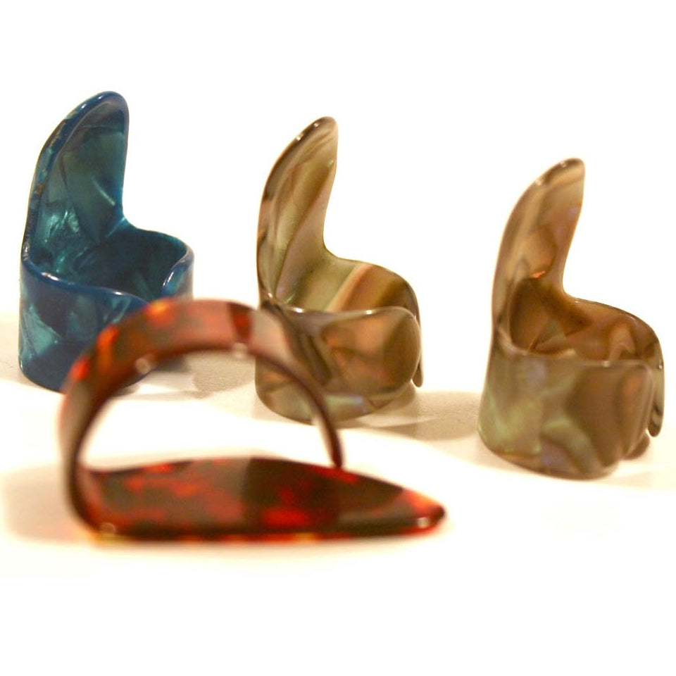Guitar Thumb & Finger Pick Plectrum Set - Plastic