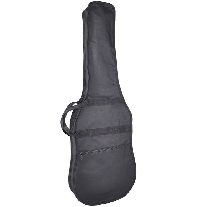 Electric Guitar Gig Bag With Large Pocket Handle & Straps - Black E-00