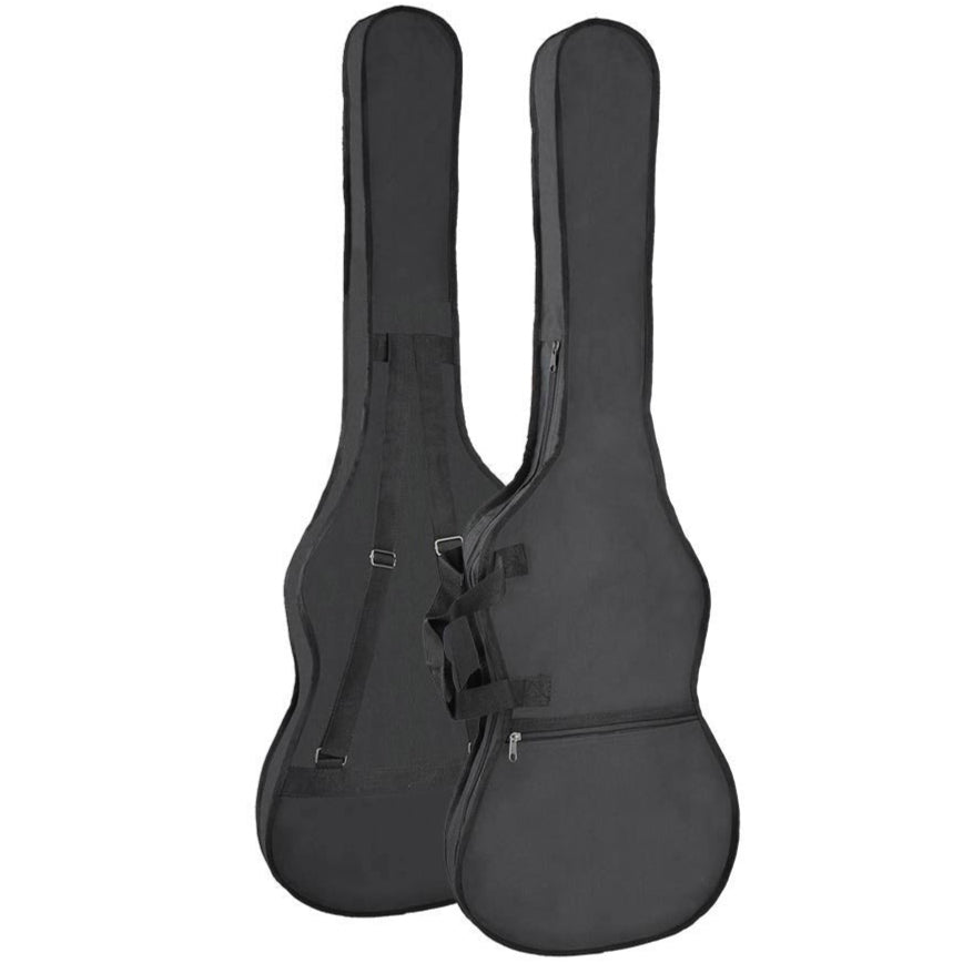 Electric Bass Guitar Gig Bag With Large Pocket - Black B-00