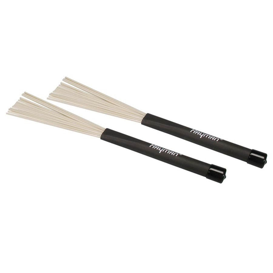 Hayman Nylon Drum Brushes Percussion Instrument Sticks BRH-5-WN