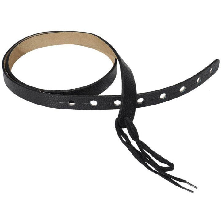 Gaucho Black Leather Ukulele Strap