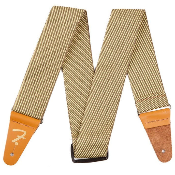 Fender Tweed Guitar Strap Vintage Style With Gold Logo