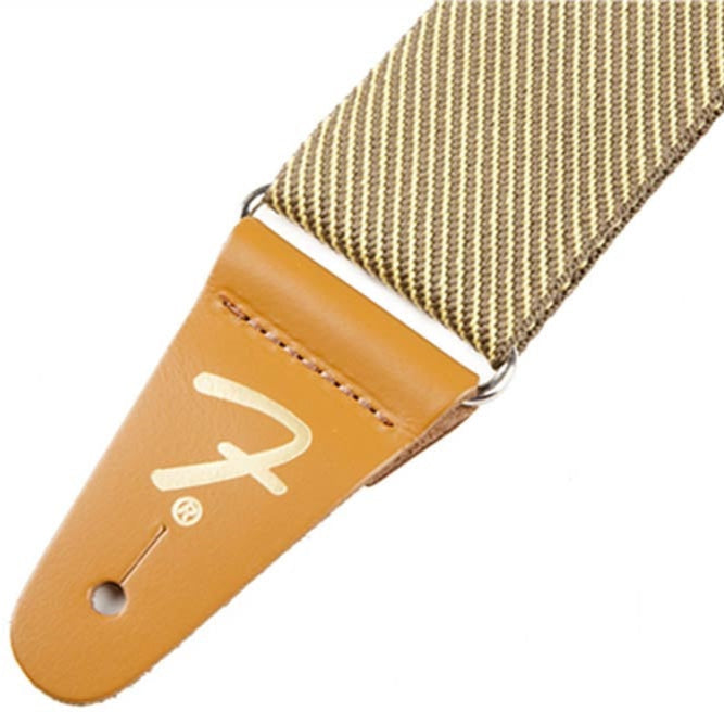 Fender Tweed Guitar Strap Vintage Style With Gold Logo