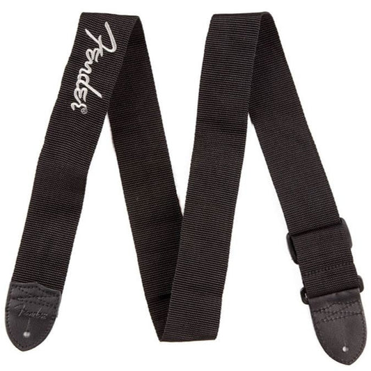 Fender Guitar Strap With Pick Pocket & Silver Logo