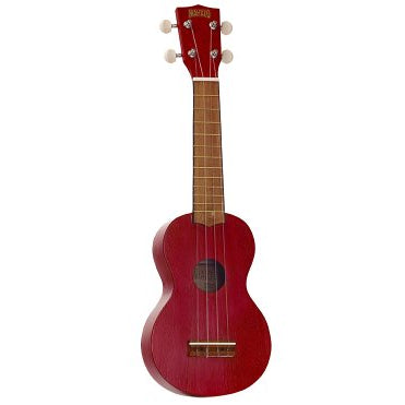Mahalo Kahiko Soprano Ukulele & FREE Bag - Red