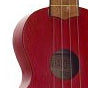 Mahalo Kahiko Soprano Ukulele & FREE Bag - Red