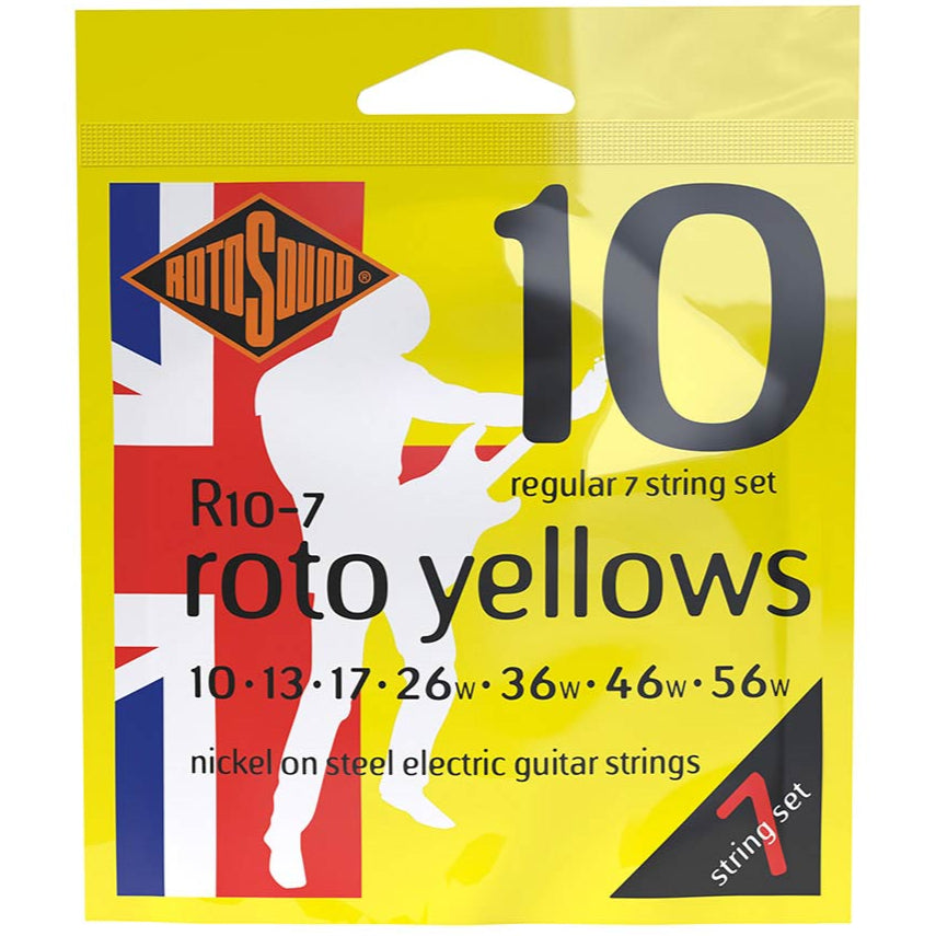 Rotosound 7 String Electric Guitar Strings Full Set 10-56 R10-7