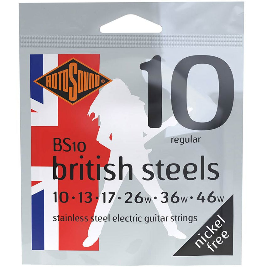 Rotosound Electric Guitar Strings Stainless Steel 10-46 BS10