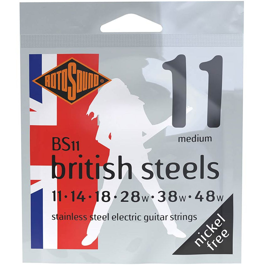 Rotosound Electric Guitar String Set Stainless Steel 11-48 BS11
